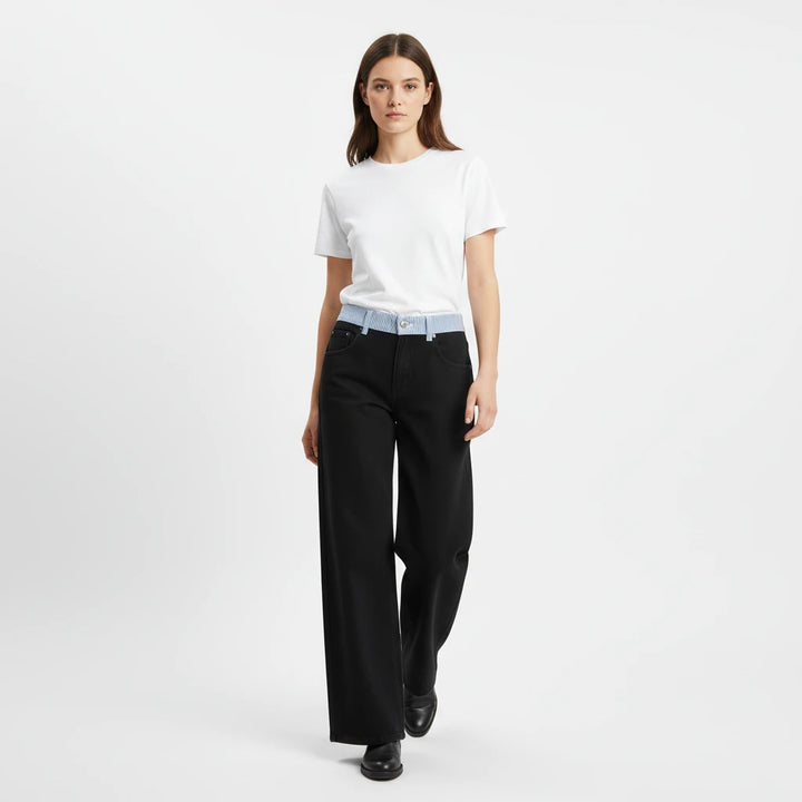 FALUVA Women's Jodie Coastal Denim Jeans