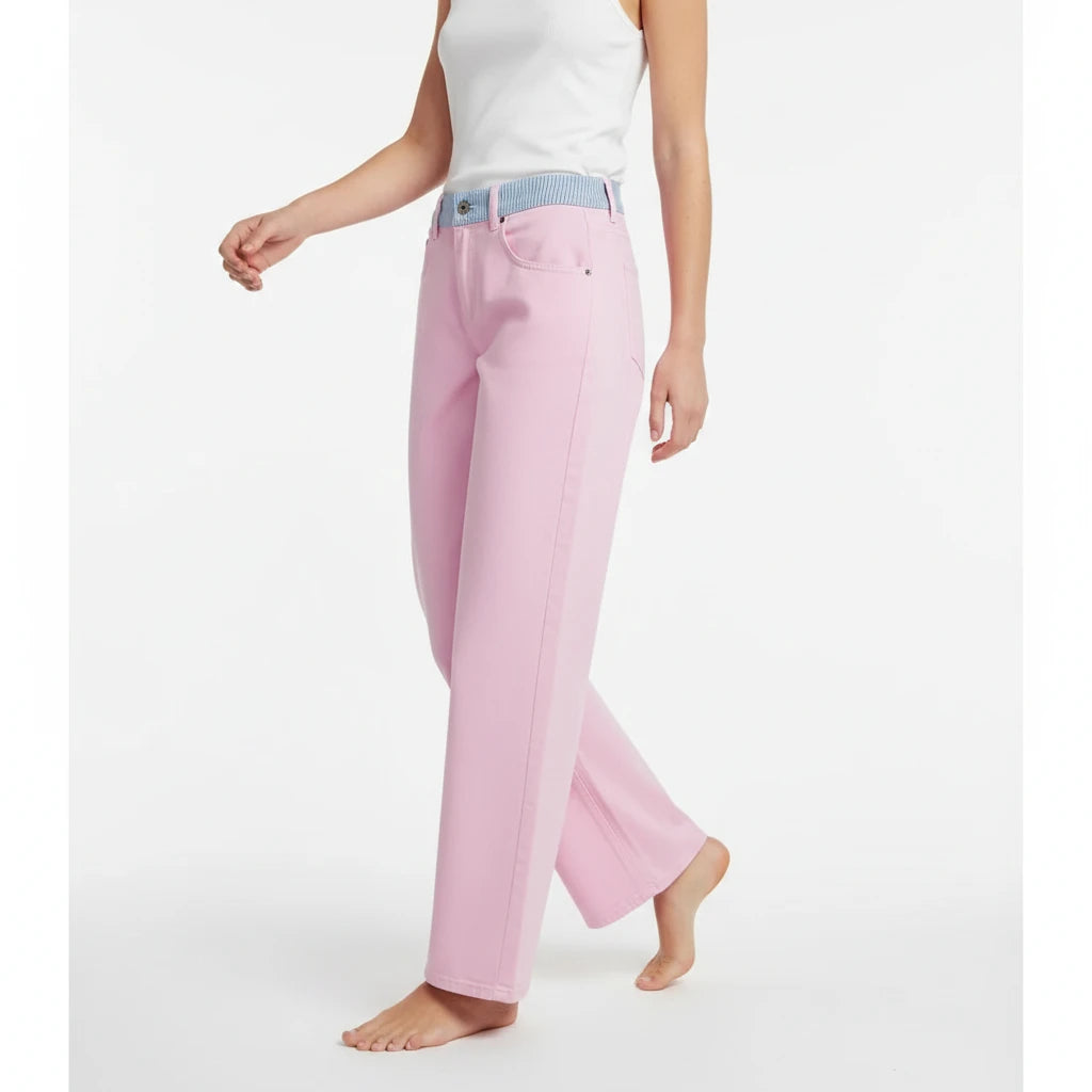 FALUVA Women's Jodie Coastal Denim Jeans