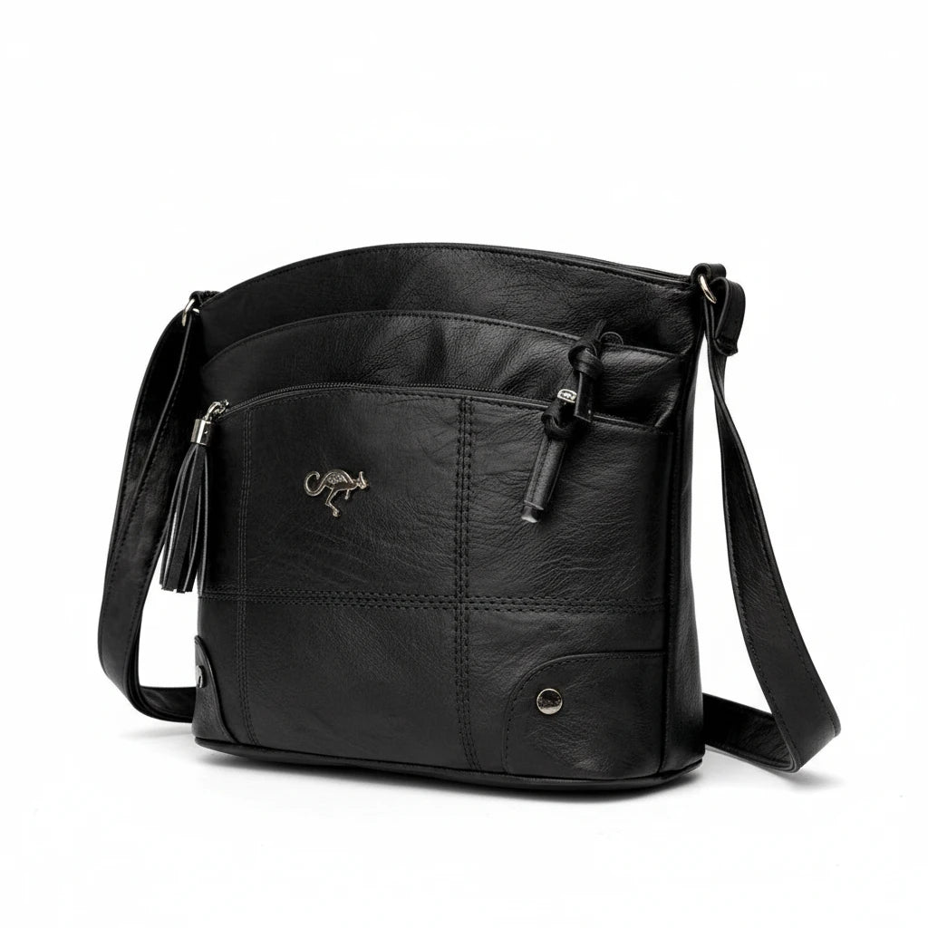 FALUVA Women's Kiva Natural Leather Bag