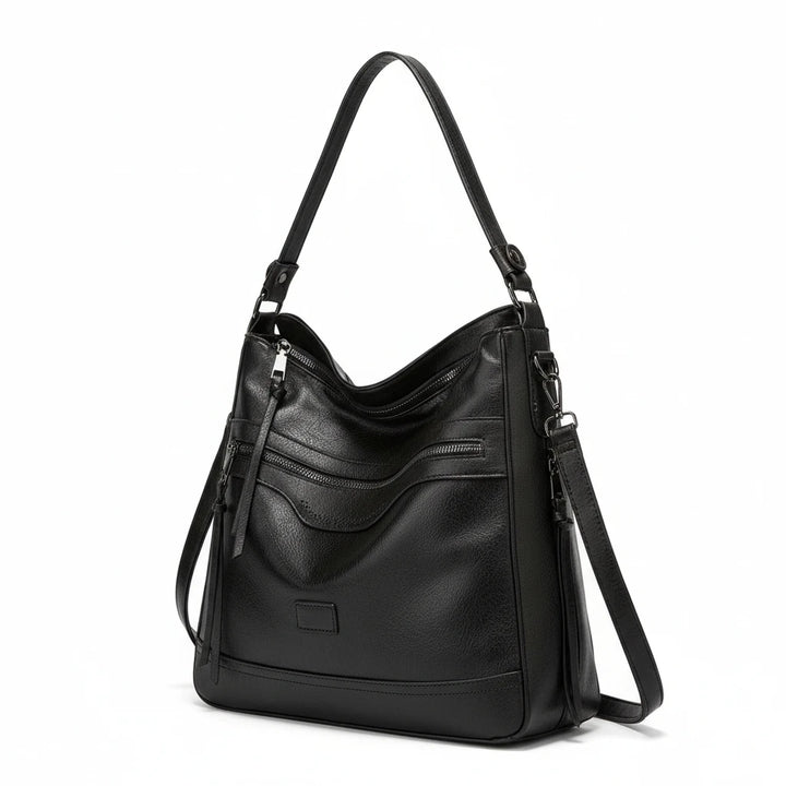 FALUVA Women's Nova Leather Shoulder Bag