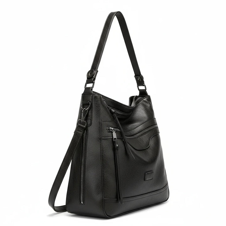 FALUVA Women's Nova Leather Shoulder Bag