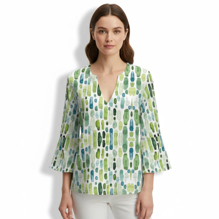 FALUVA Women's Stylish Loose Fit Top