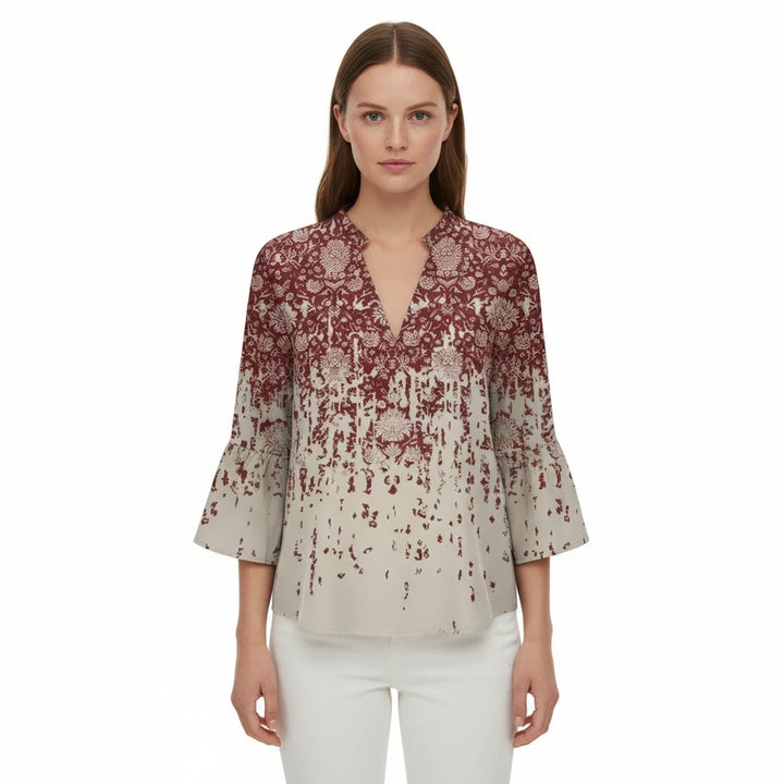 FALUVA Women's Stylish Loose Fit Top