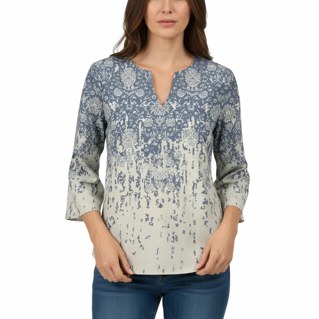 FALUVA Women's Stylish Loose Fit Top