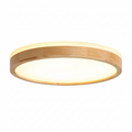 FALUVA Yield LED Flush Mount Light - Scandinavian Wood 50 cm