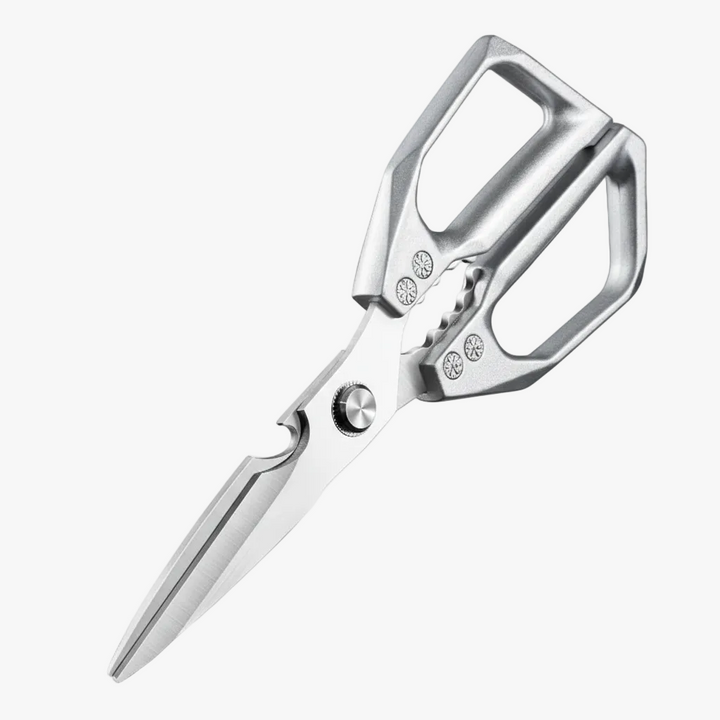 FALUVA Aura Multifunction Kitchen Shears - 7-in-1 Japanese Steel White
