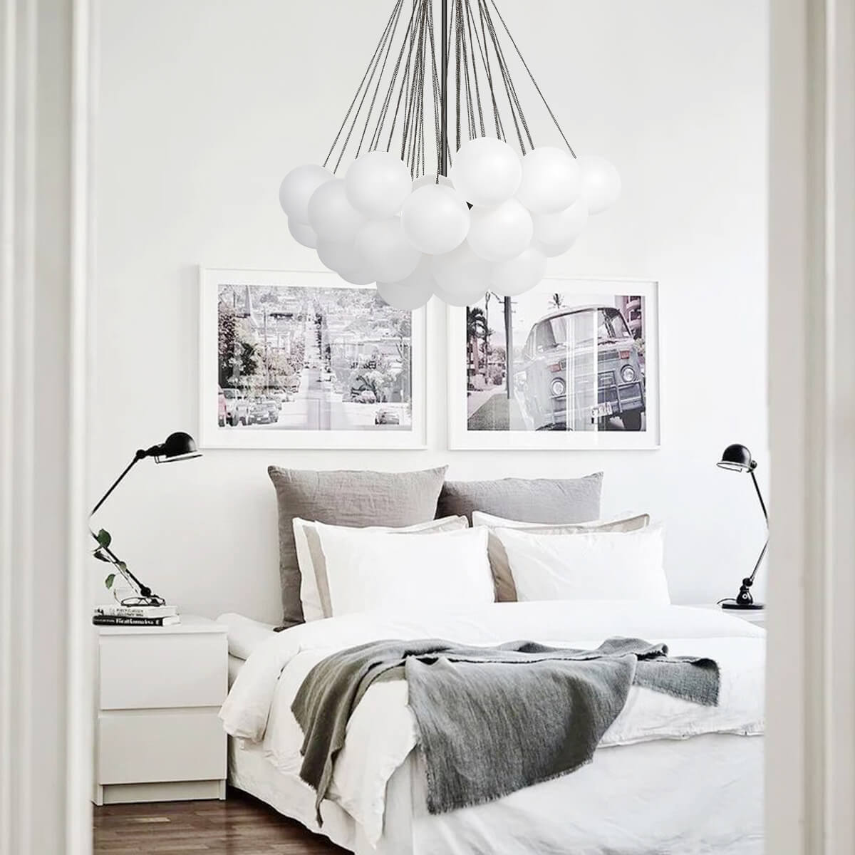 FALUVA Veda Glass Bubble Chandelier