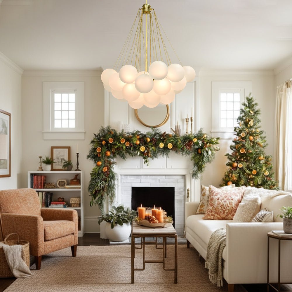 FALUVA Veda Glass Bubble Chandelier